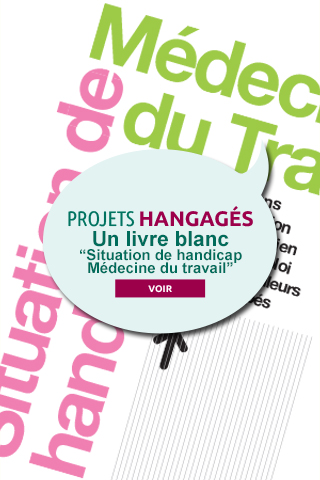 Slide petit format du projet "Un livre blanc : Situation de handicap Médecine du travail"